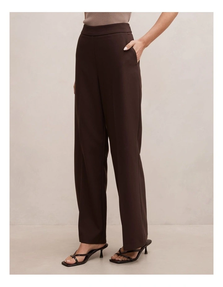 Marissa Wide Leg Pants in Chocolate image 3