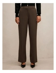 Ada Straight Leg Pants in Mocha