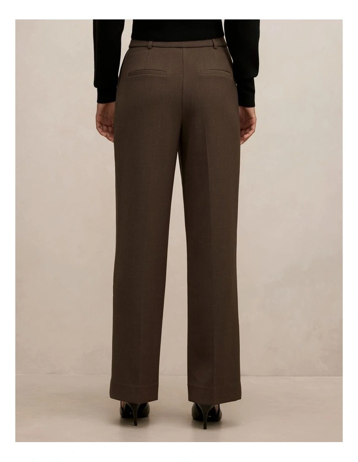 Ada Straight Leg Pants in Mocha image 2