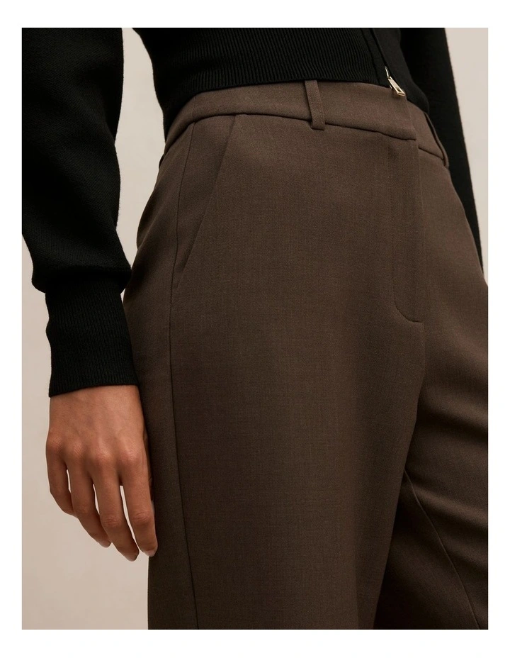 Ada Straight Leg Pants in Mocha image 4