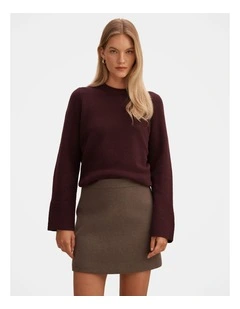 Natalie Knitted Jumper in Purple