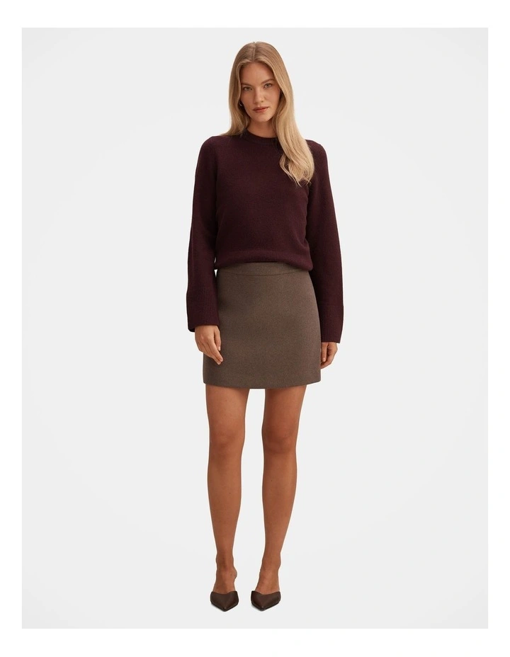 Natalie Knitted Jumper in Purple image 5