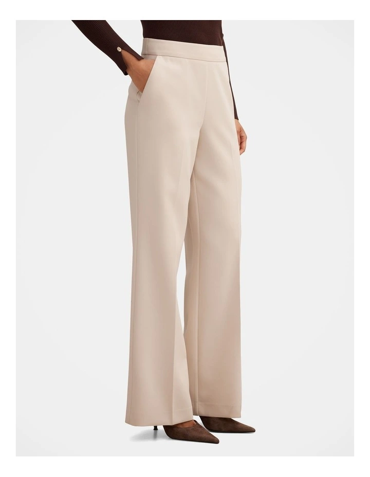 Marissa Wide Leg Pants in Cream image 3