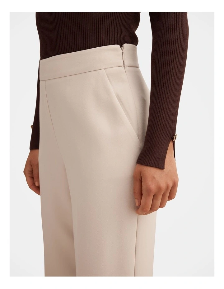 Marissa Wide Leg Pants in Cream image 4