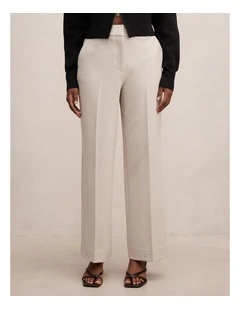 Ada Straight Leg Pants in Beige