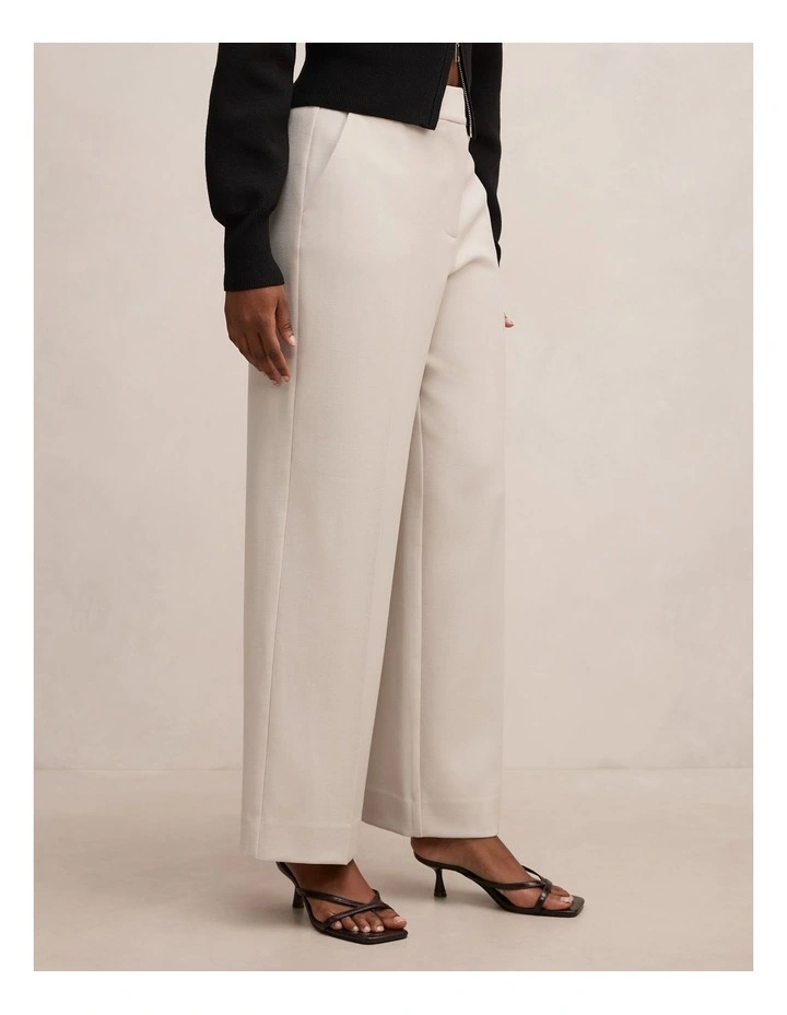Ada Straight Leg Pants in Beige image 3
