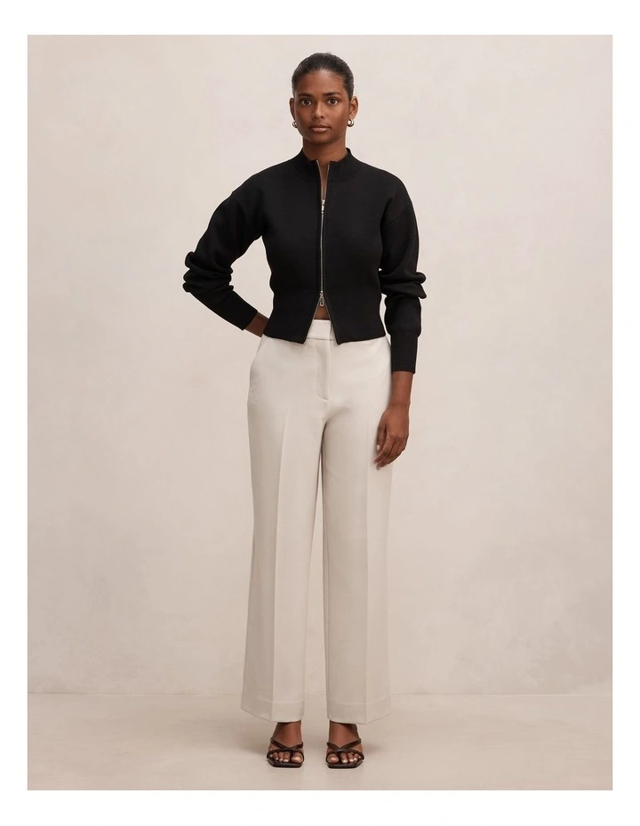 Ada Straight Leg Pants in Beige image 5