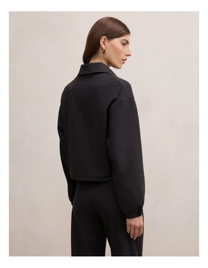 Willow Drawcord Jacket in Black image 2