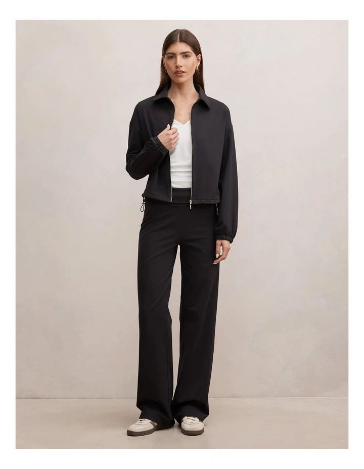 Willow Drawcord Jacket in Black image 5