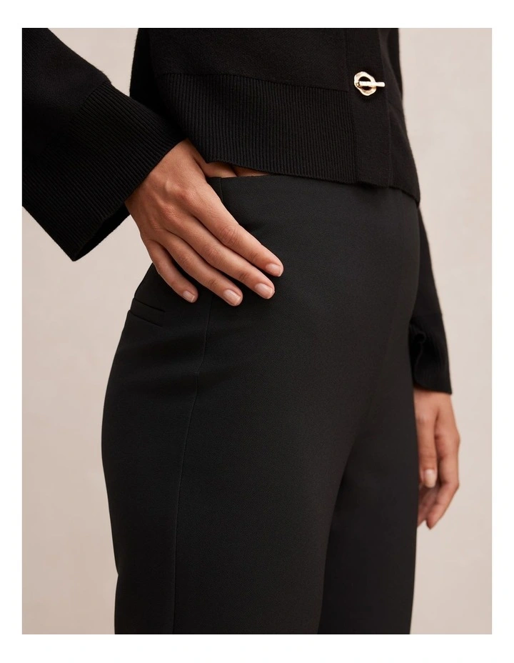 Emily Slim Tailored Pants in Black image 4