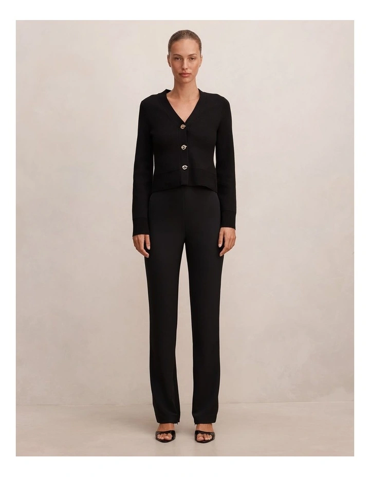 Emily Slim Tailored Pants in Black image 5