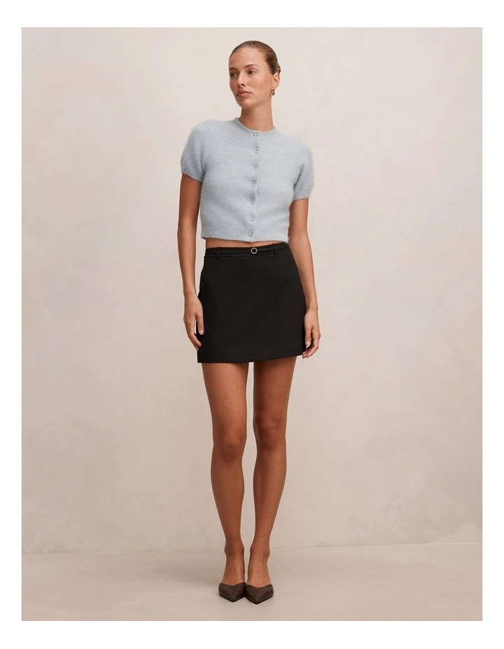 Rosa Belted Skort in Black image 5
