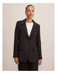 Rita Relaxed Blazer in Black