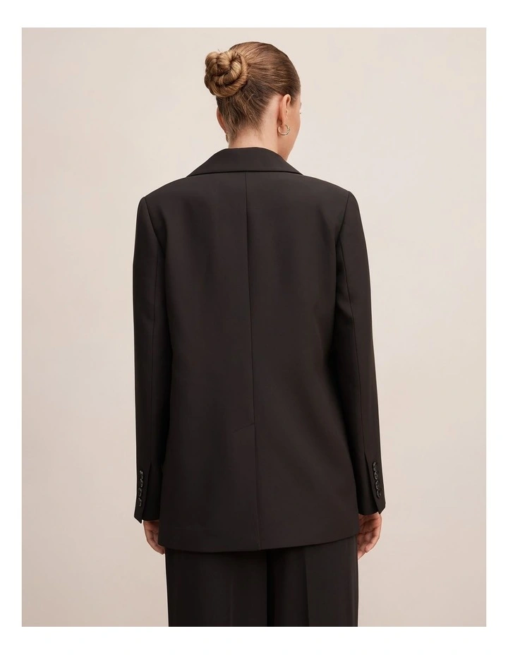 Rita Relaxed Blazer in Black image 2
