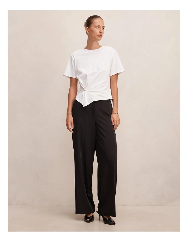 Rita Wide Leg Pants in Black image 5