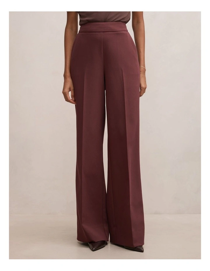 Marissa Wide Leg Pants in Red image 1