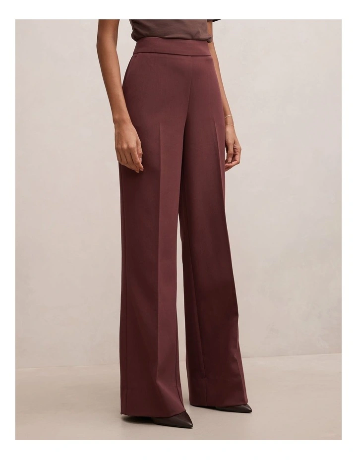 Marissa Wide Leg Pants in Red image 3
