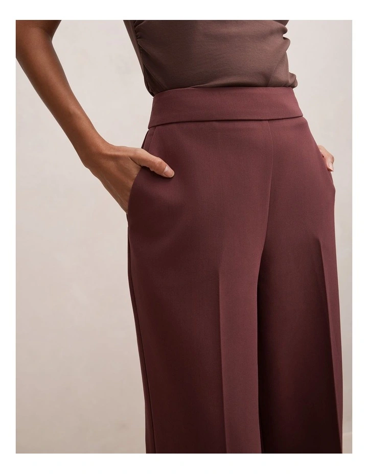 Marissa Wide Leg Pants in Red image 4