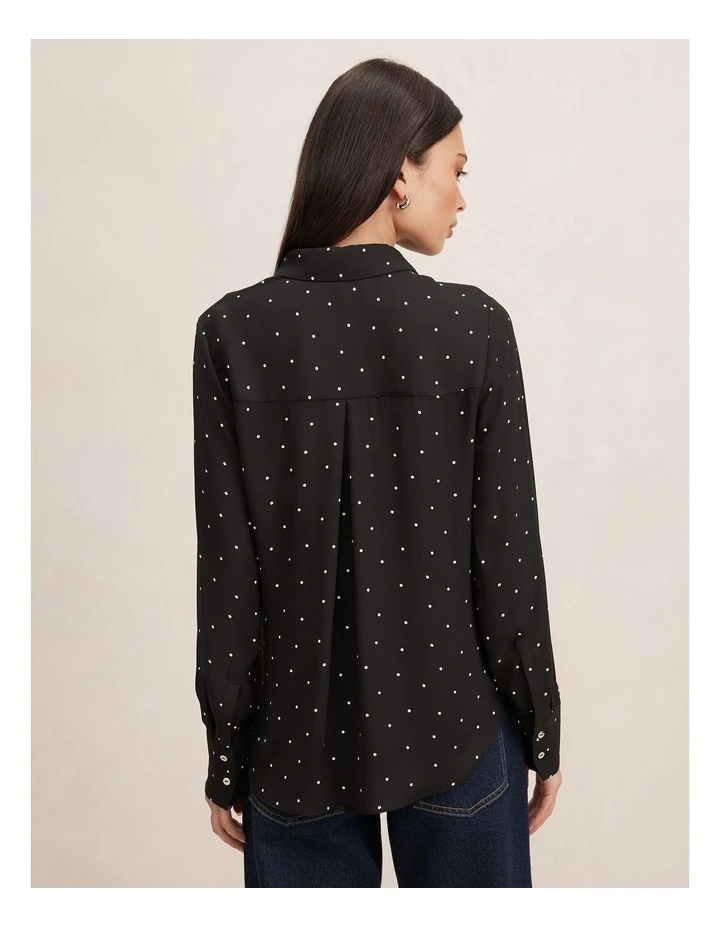 Anne Long Sleeves Shirt in Black image 2