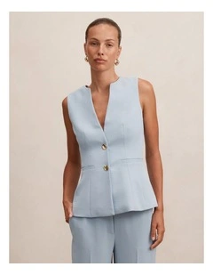 Lindsey Waistcoat in Blue