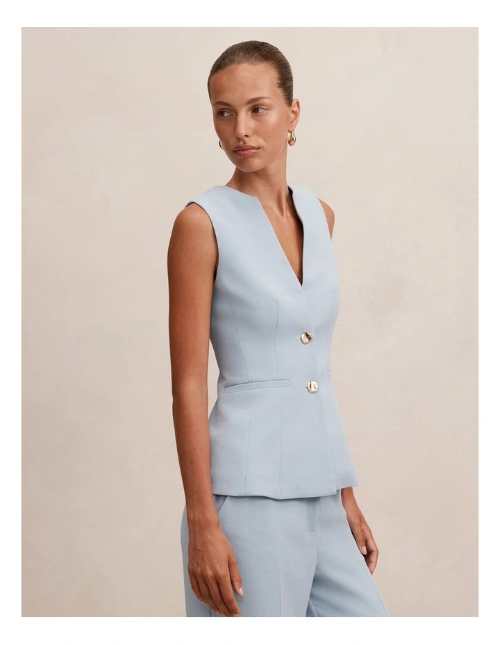 Lindsey Waistcoat in Blue image 3