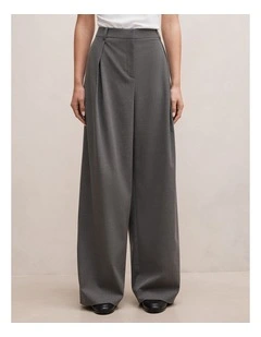 Orla Overlap Pants in Grey
