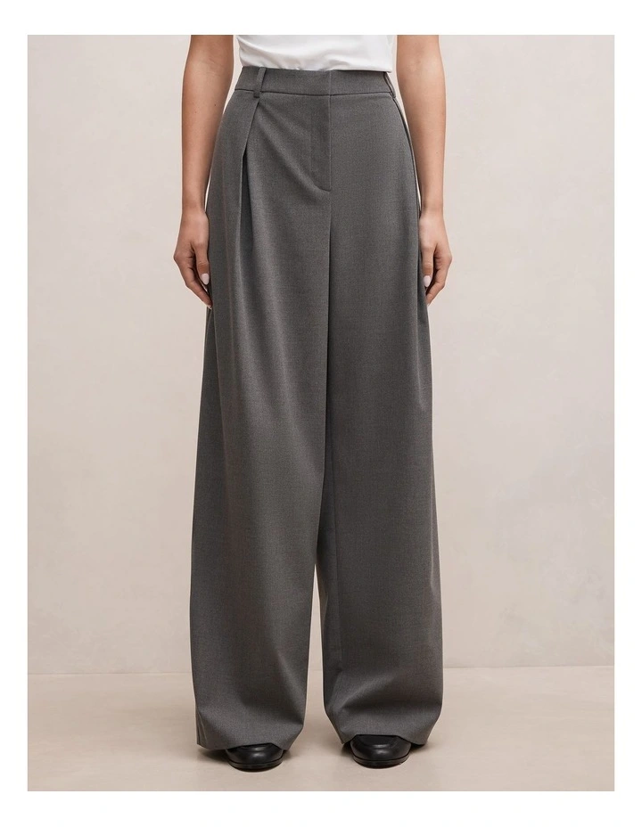 Orla Overlap Pants in Grey image 1