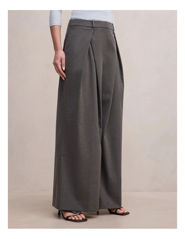 Orla Overlap Pants in Grey image 3