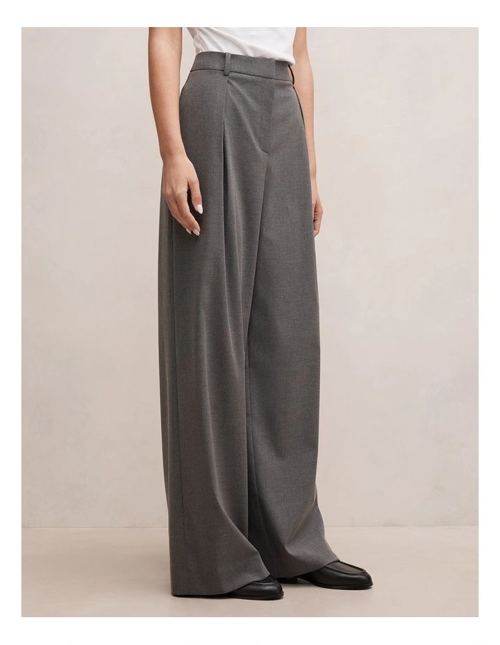Orla Overlap Pants in Grey image 3
