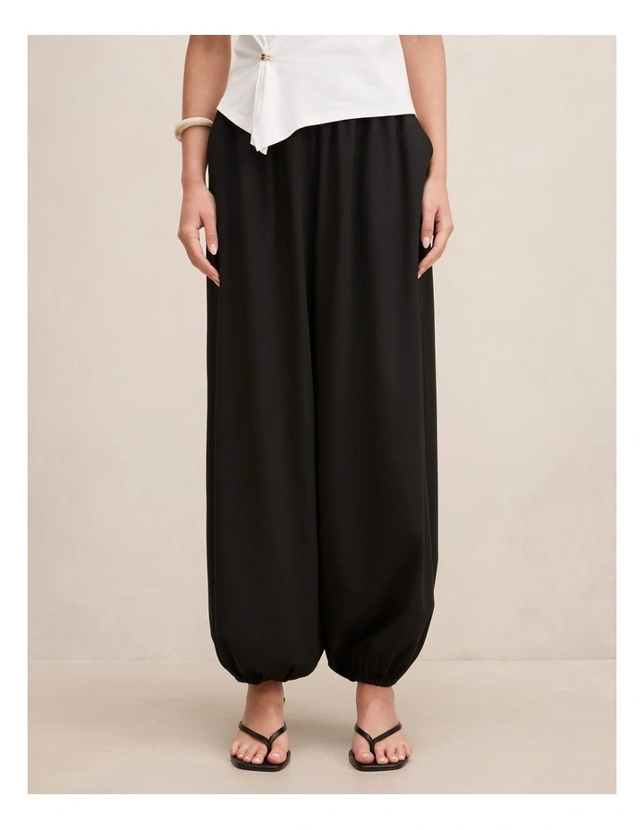 Becky Balloon Pants in Black image 1