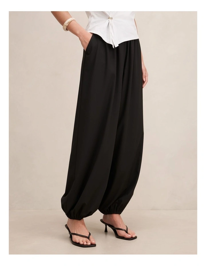Becky Balloon Pants in Black image 3
