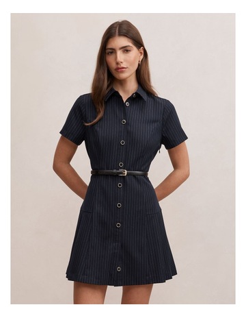 Navy Pinstripe colour