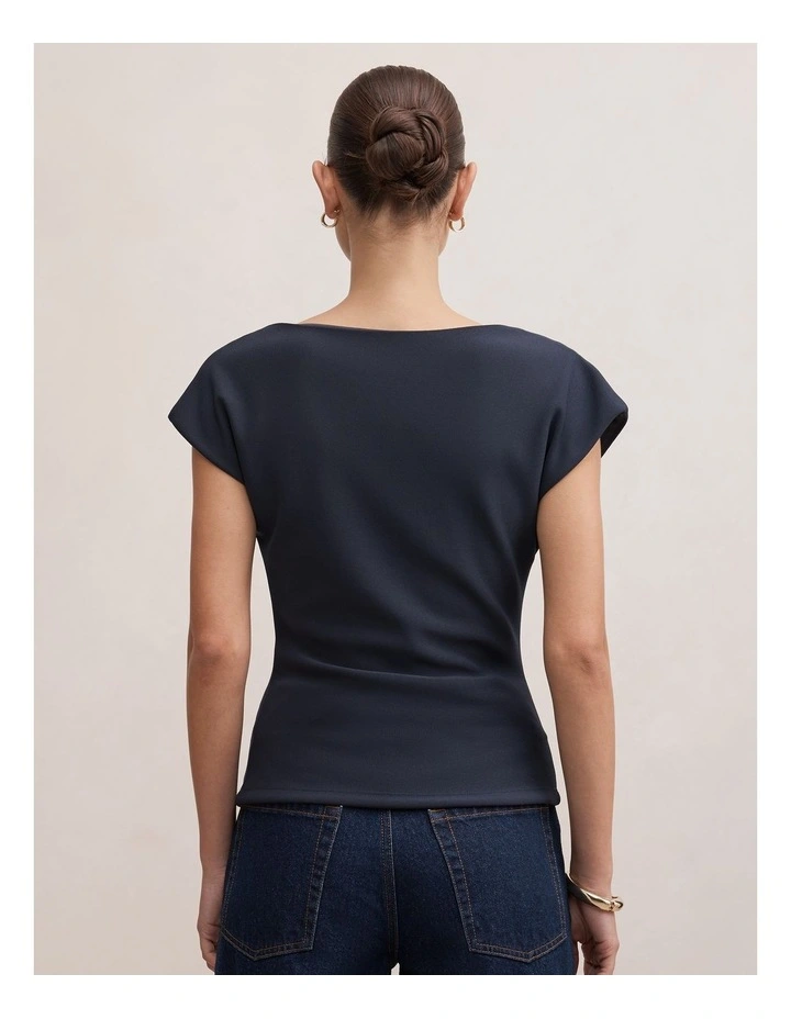 Sophia Hardware Detail Top in Blue image 2