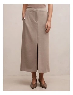 Maya Column Skirt in Beige