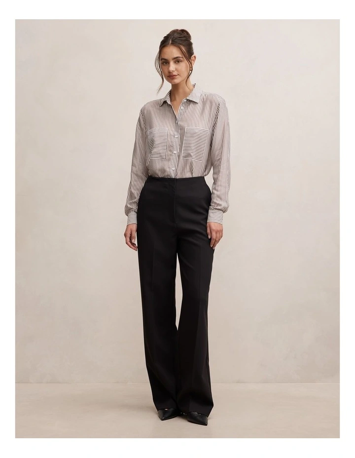 Adara Striped Shirt in White image 5
