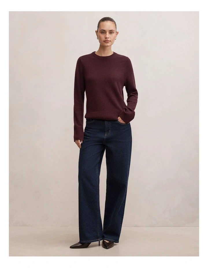 Kiara Merino Blend Sweater in Purple image 5