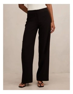 Lizzie Mid Rise Pants in Black