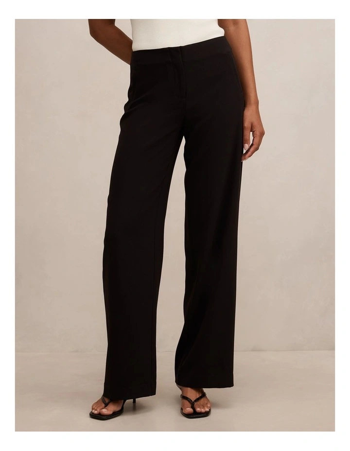 Lizzie Mid Rise Pants in Black image 1