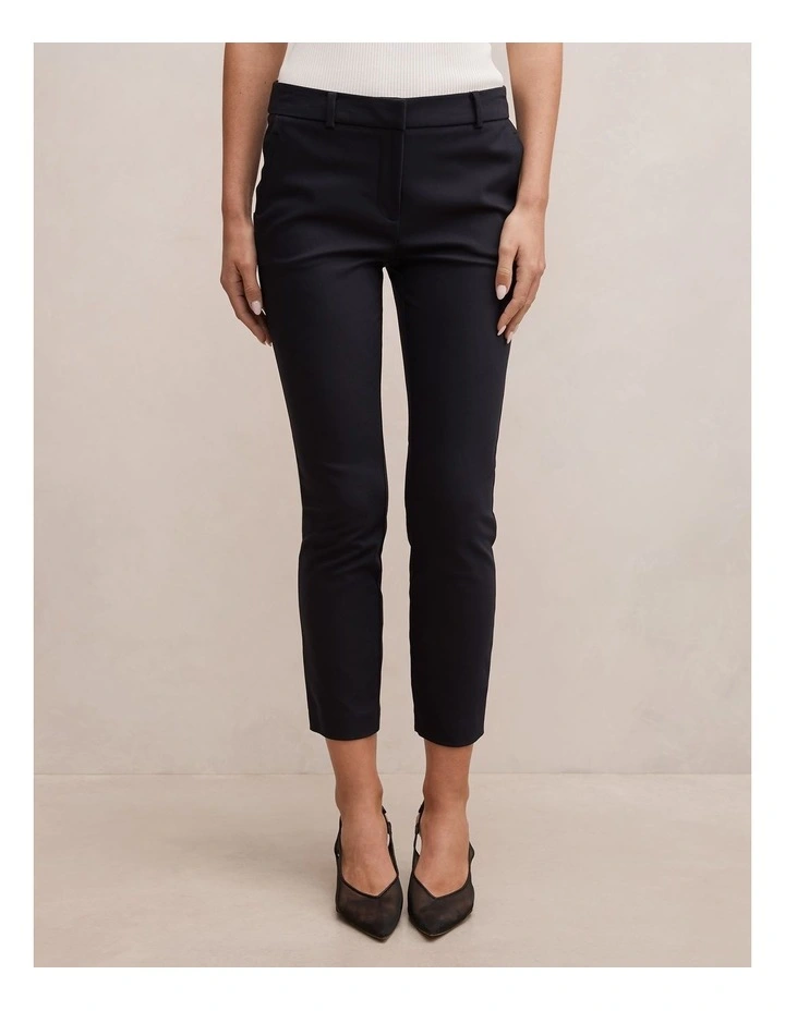 Grace 7/8th Slim Pants in Navy image 1