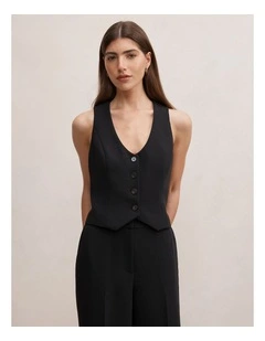 Paloma Waistcoat in Black
