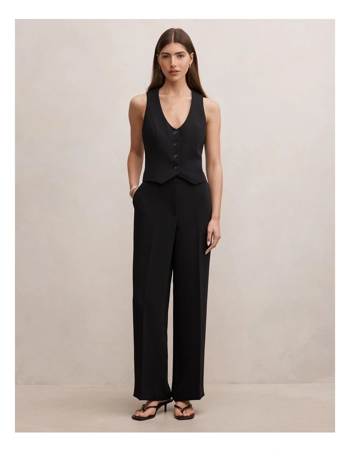 Paloma Waistcoat in Black image 5