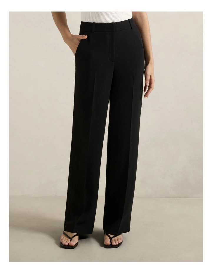 Dahlia Straight Leg Pants in Black image 1