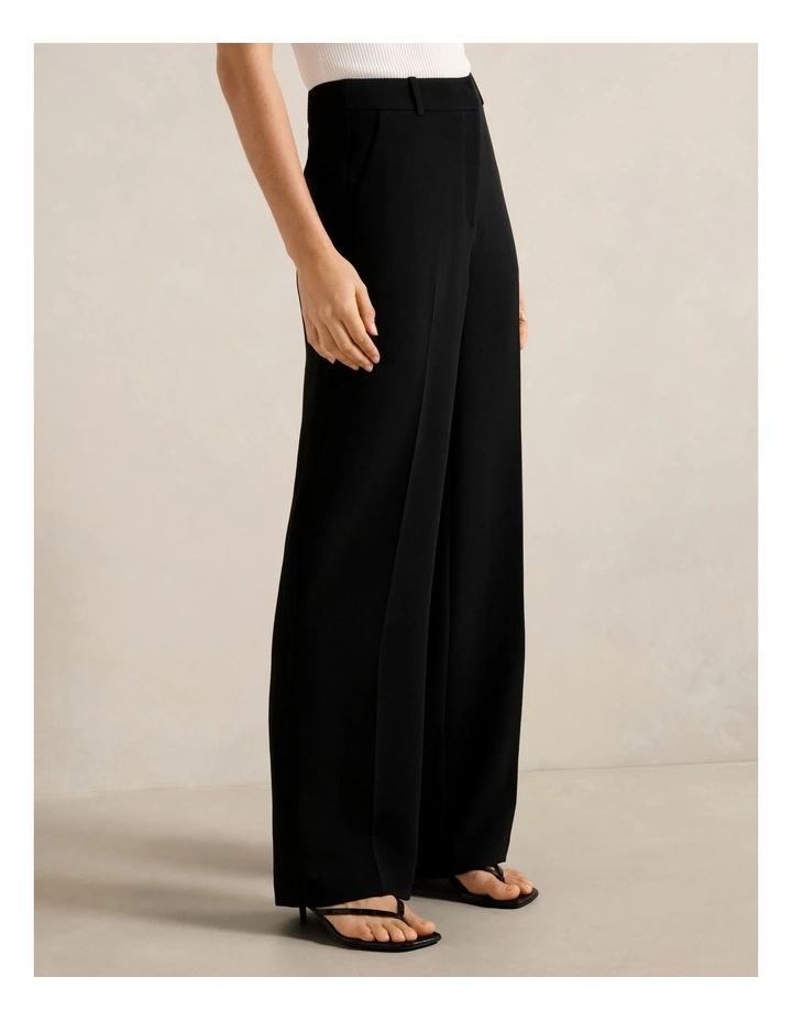 Dahlia Straight Leg Pants in Black image 3