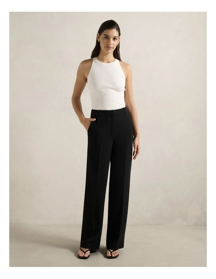 Dahlia Straight Leg Pants in Black image 5