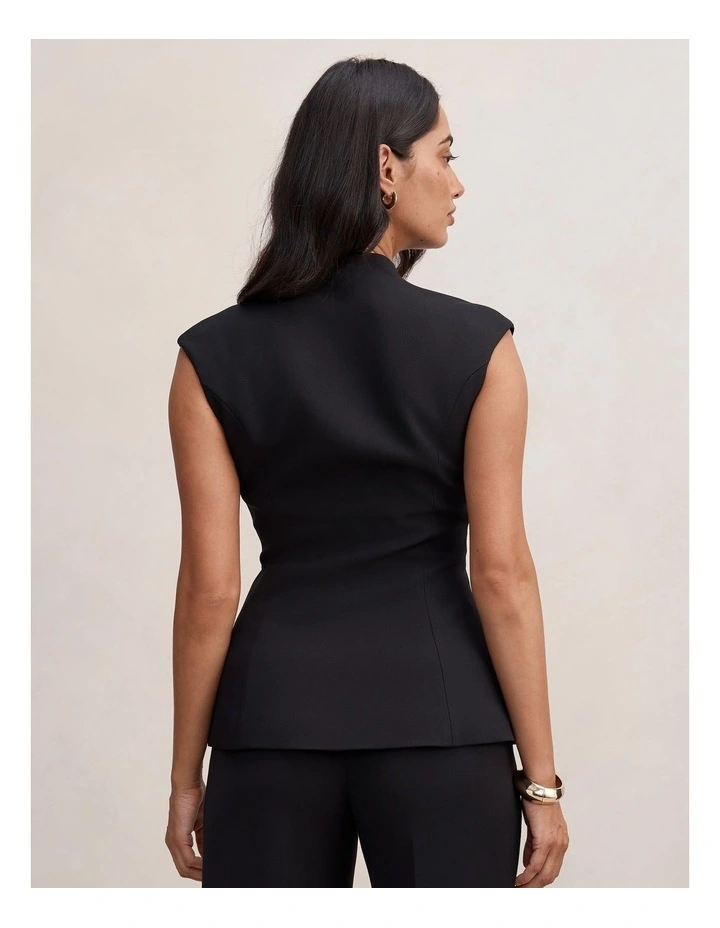 Rosalie Waistcoat in Black image 2