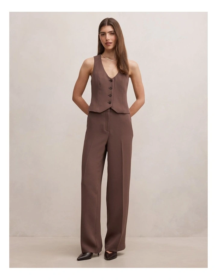 Paloma Waistcoat in Brown image 5
