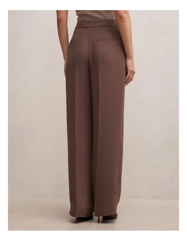 Dani Straight Leg Pants in Chocolate image 2