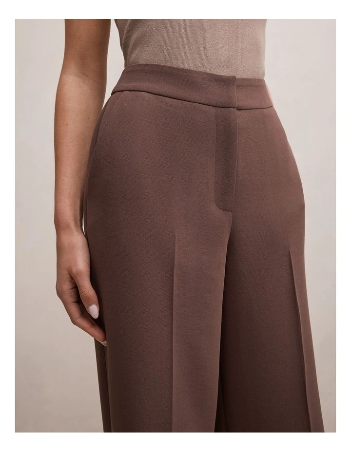 Dani Straight Leg Pants in Chocolate image 4