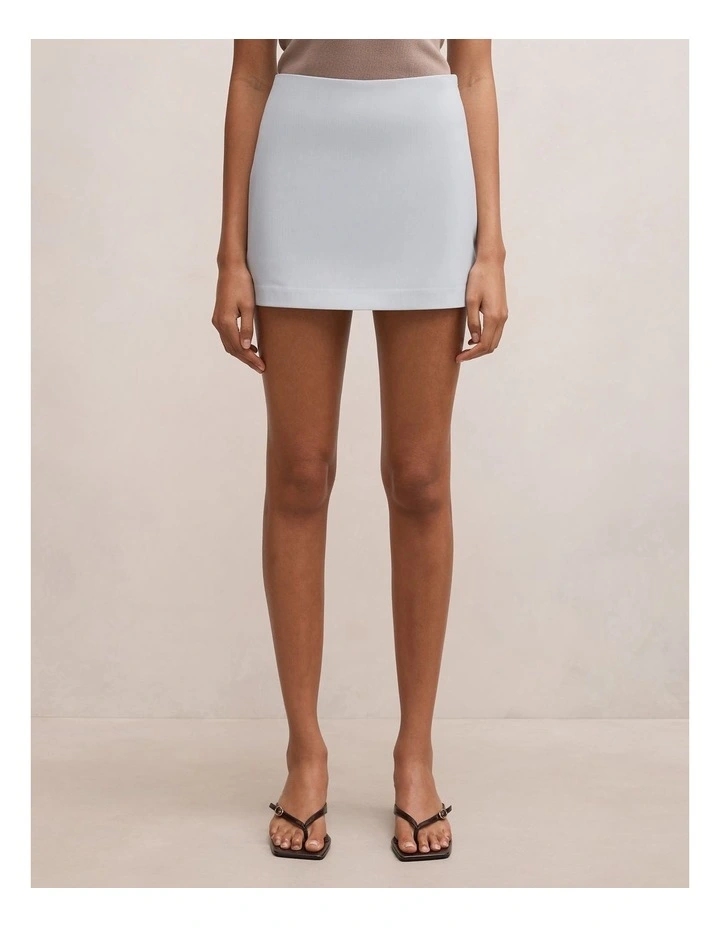 Veda Tailored Mini Skort in Blue image 1