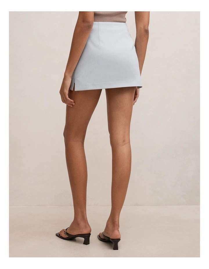 Veda Tailored Mini Skort in Blue image 2